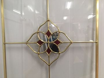 Panneaux en verre décoratifs durcis pour des Cabinets, verre givré artistique de Cabinet
