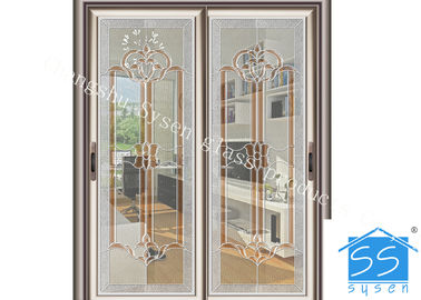 Bas panneaux de porte de verre trempé d'E 3.2m pour la porte extérieure, verre de porte coulissante