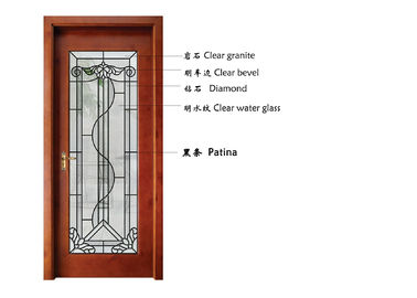 Panneau décoratif peint par émail durable coloré en verre pour la surface de modèle de maison d'appartement
