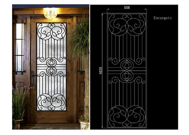 Portes décoratives de fer et en verre pour les portes d'entrée 15.5*39.37 IGCC/IGMA