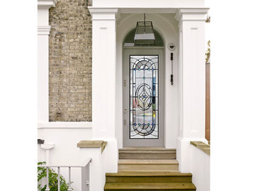 La porte décorative architecturale en verre souillé d'illustrations originales lambrisse l'art déco de Nouveau