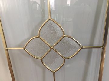 Bord biseauté de cadre verre-métal transparent de buffet résistant à la chaleur