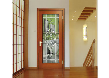 Type décoratif isolation phonique en verre 033 de panneau de porte d'épaisseur de 8-25mm