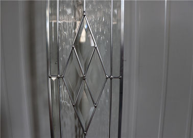 Le verre décoratif de panneau de marqueterie plate de bord isolé/a taillé/a poli