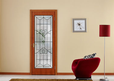 L'isolation phonique thermique décorative en verre modelé de fenêtre de portes maintiennent chaud