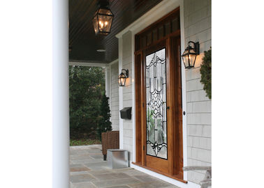 Verre décoratif de panneau du feu de position, panneaux architecturaux de porte en verre souillé
