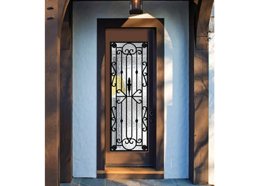 L'Agon a rempli décoration de biens de panneau en verre givré de porte intérieure de taille de pouce 22*64