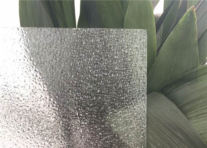 Verre modelé de diamant 5 millimètres ~22 millimètres pour le modèle de fleur de pluie de porte de douche de toilette